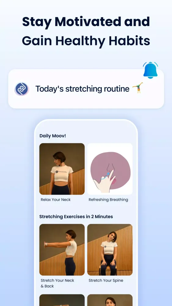 MoovBuddy: Your Health Coach سکرین شاٹس