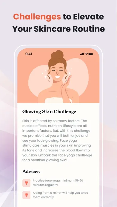 Скриншоты Young Face: Face Yoga Exercise