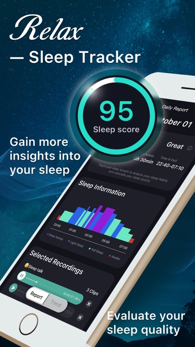 Relax - Sleep Tracker Screenshots