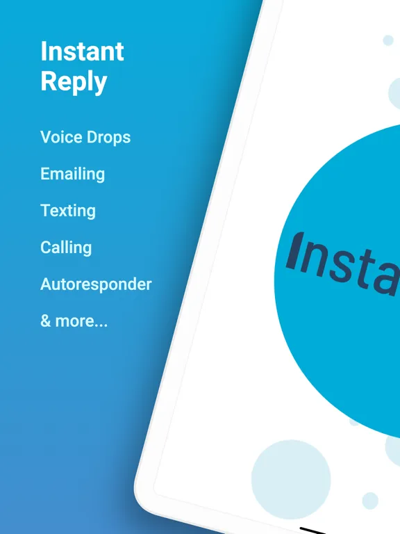 Zrzuty ekranu Instant Reply App iPad 