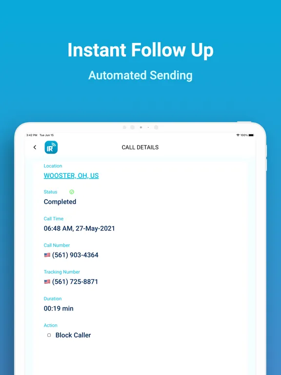 Zrzuty ekranu Instant Reply App iPad 