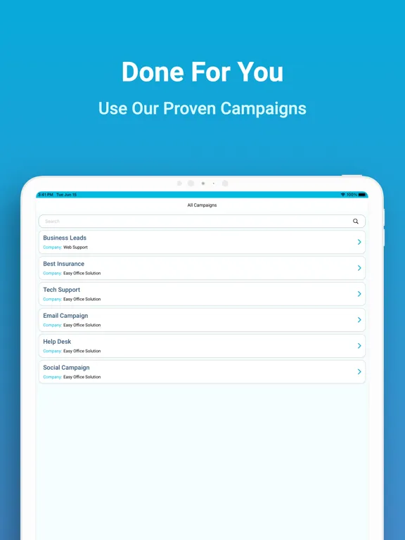 Zrzuty ekranu Instant Reply App iPad 