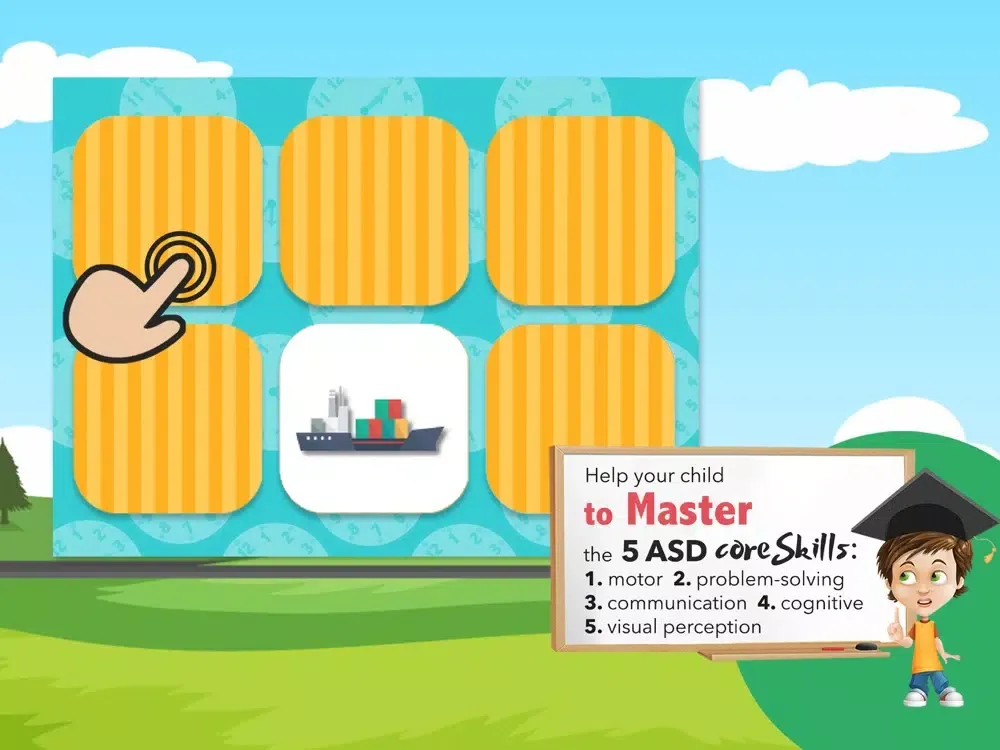ASD communication Therapy apps iPad  스크린샷
