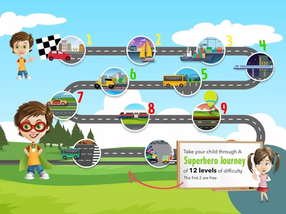 Autism skills Therapy game app iPad  Screenshots