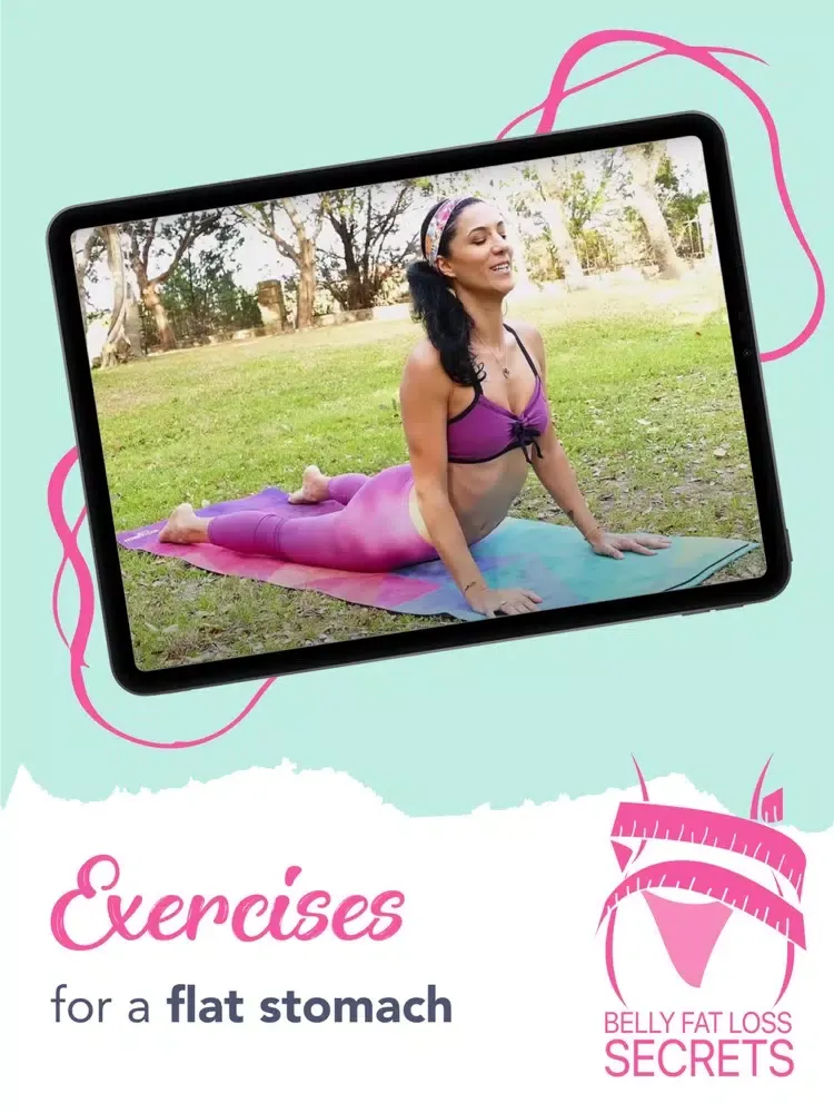Ảnh chụp màn hình của Belly Fat Yoga Flat Tummy Apps iPad 