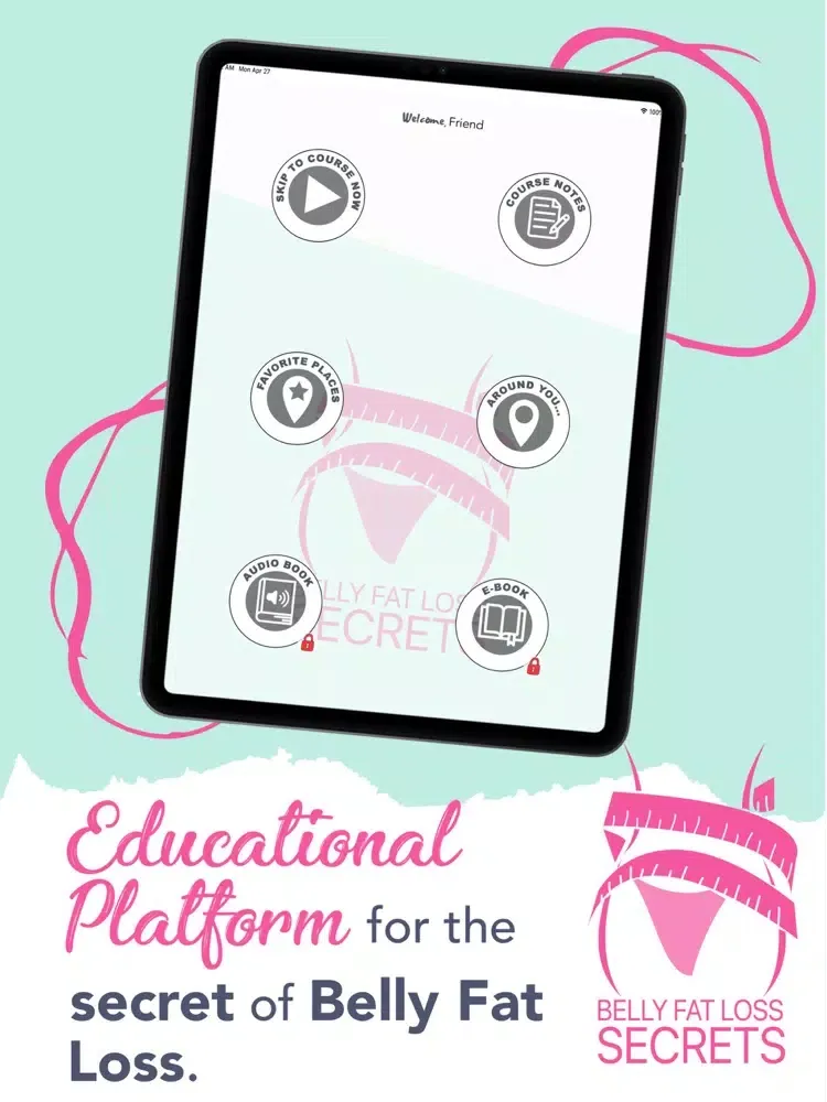 Ảnh chụp màn hình của Belly Fat Yoga Flat Tummy Apps iPad 