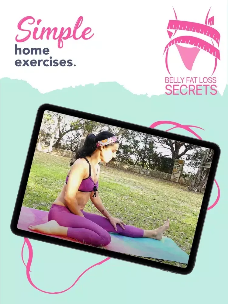 Ảnh chụp màn hình của Belly Fat Yoga Flat Tummy Apps iPad 