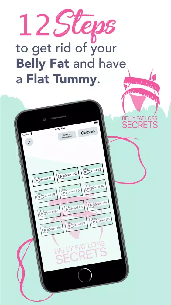 Ảnh chụp màn hình của Belly Fat Yoga Flat Tummy Apps