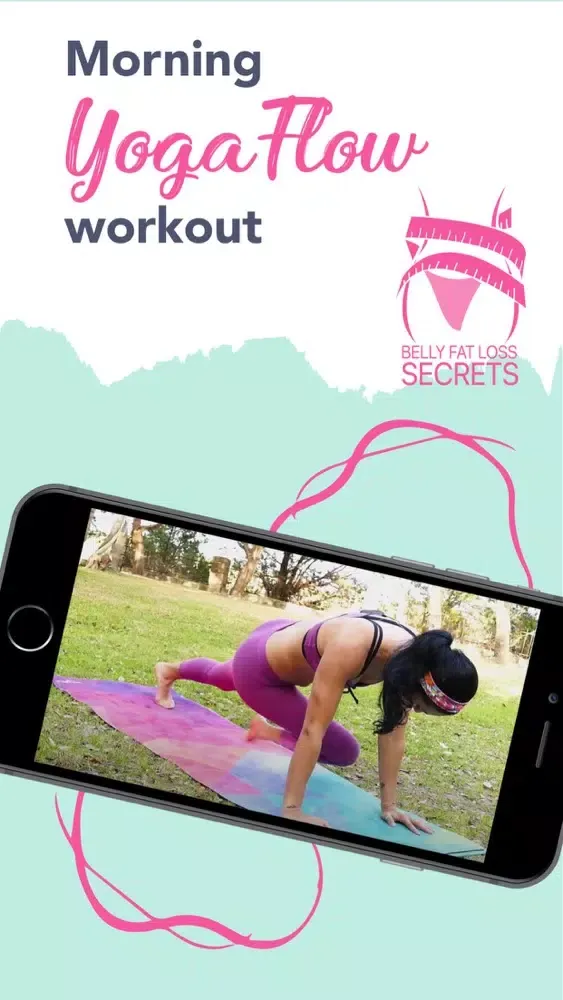 Ảnh chụp màn hình của Belly Fat Yoga Flat Tummy Apps