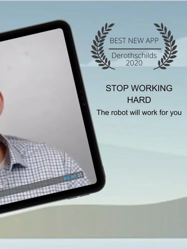 Tangkapan layar Chatbot AI Friend Robotics Bot iPad 
