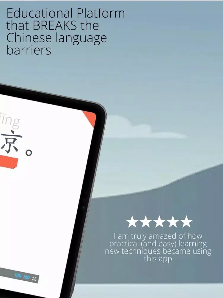 Capturas de tela do Chinese Learning Grammarly App iPad 