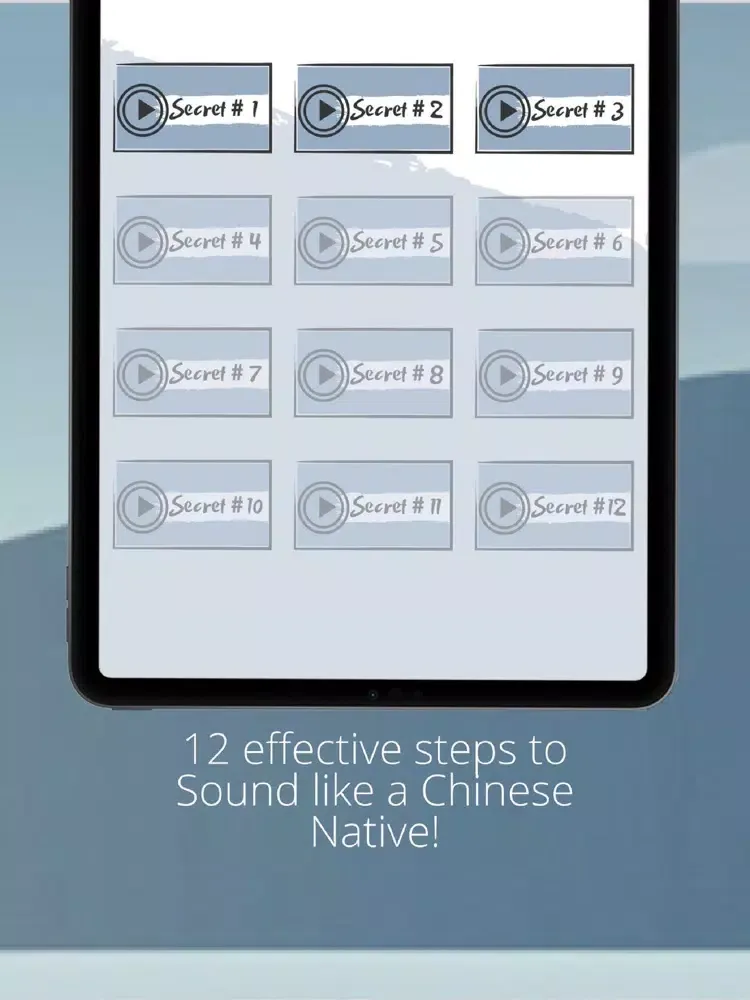 Capturas de tela do Chinese Learning Grammarly App iPad 