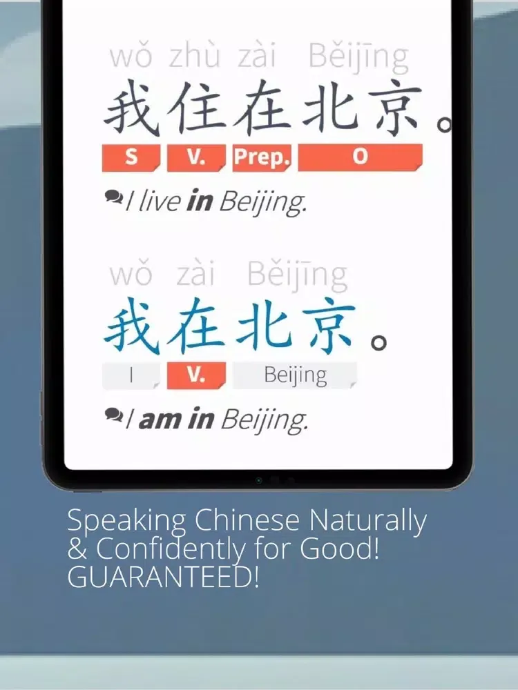 Capturas de tela do Chinese Learning Grammarly App iPad 