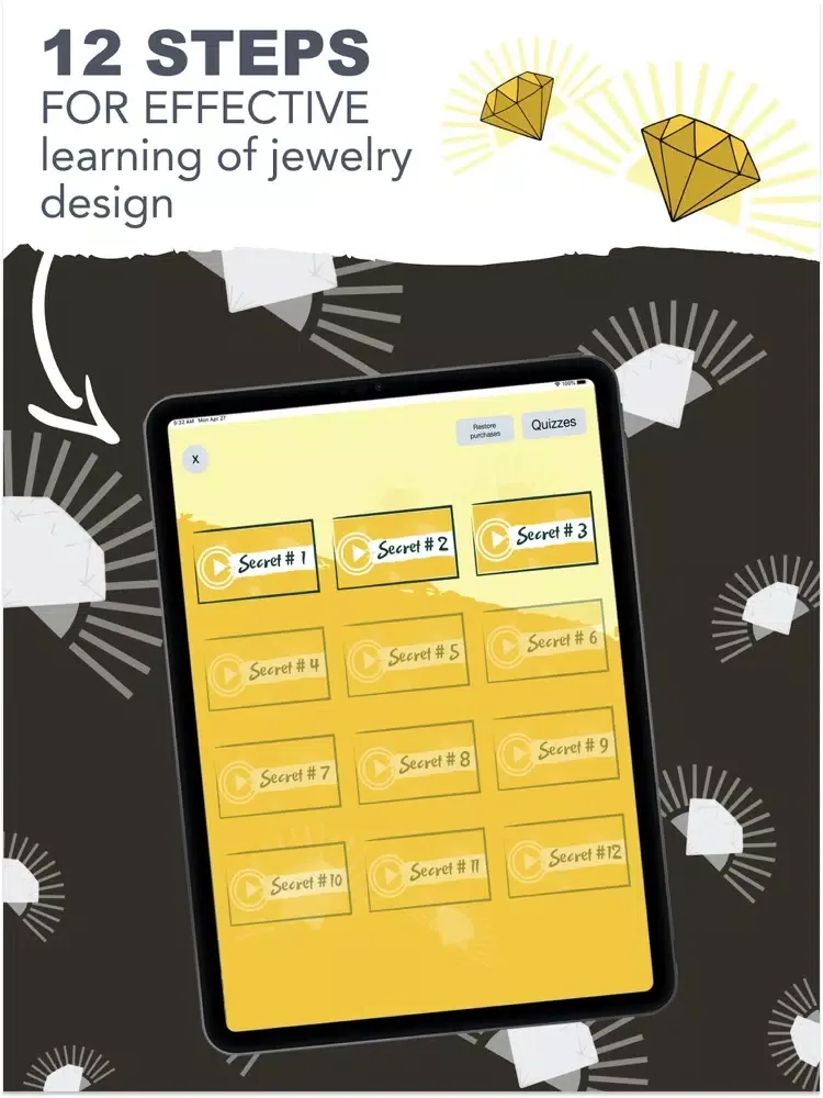 Captures d'écran de Craft Jewelry Maker App iPad 