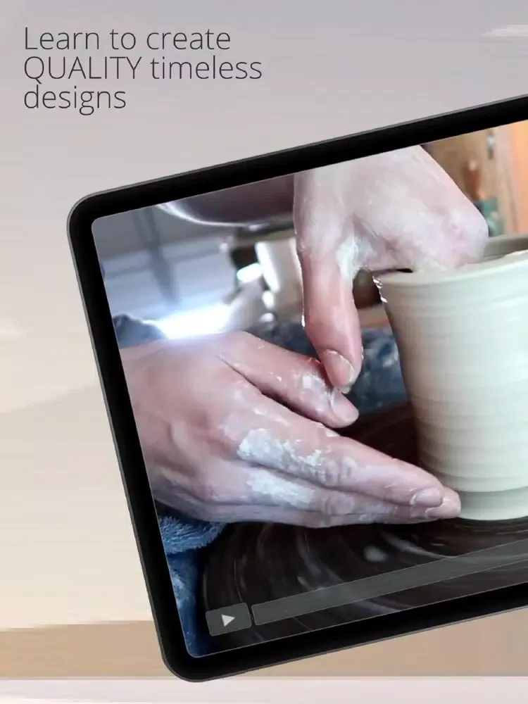 Create Pottery Deviant Art App iPad  Screenshots