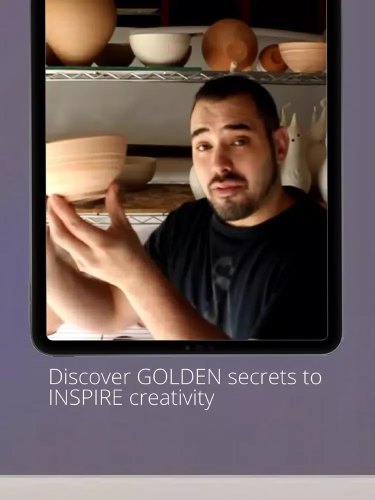 Create Pottery Deviant Art App iPad  Screenshots