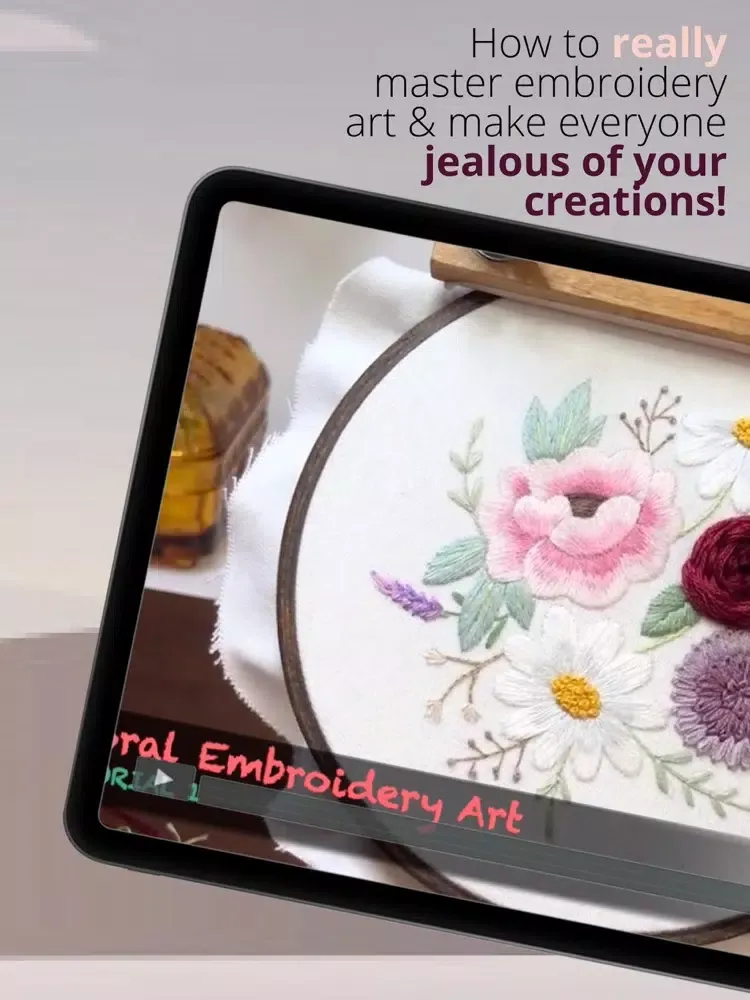Screenshot di Embroidery Stitches Sewing App iPad 