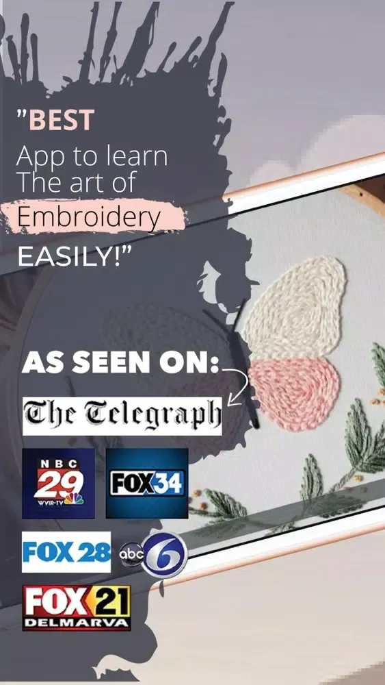 Screenshot di Embroidery Stitches Sewing App