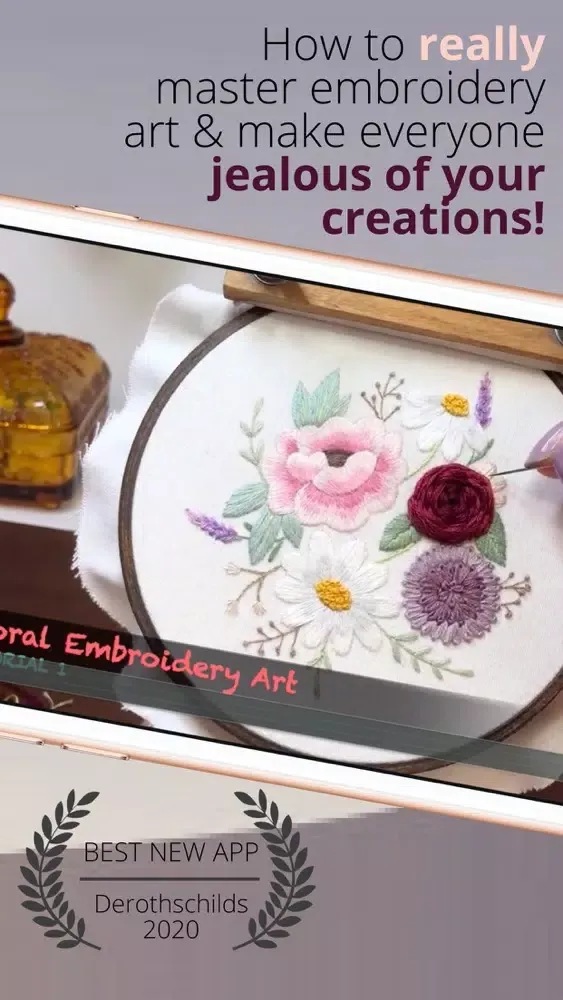 Screenshot di Embroidery Stitches Sewing App