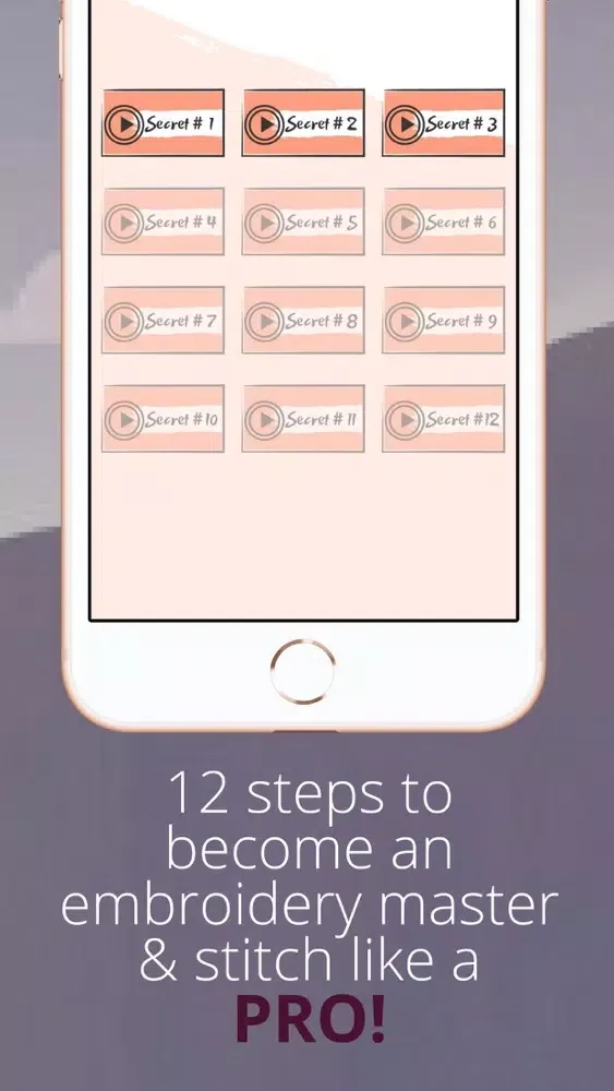 Screenshot di Embroidery Stitches Sewing App