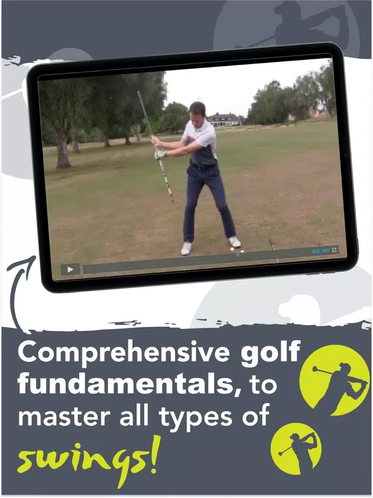 Golf Swing Shot Technique App iPad  Screenshots