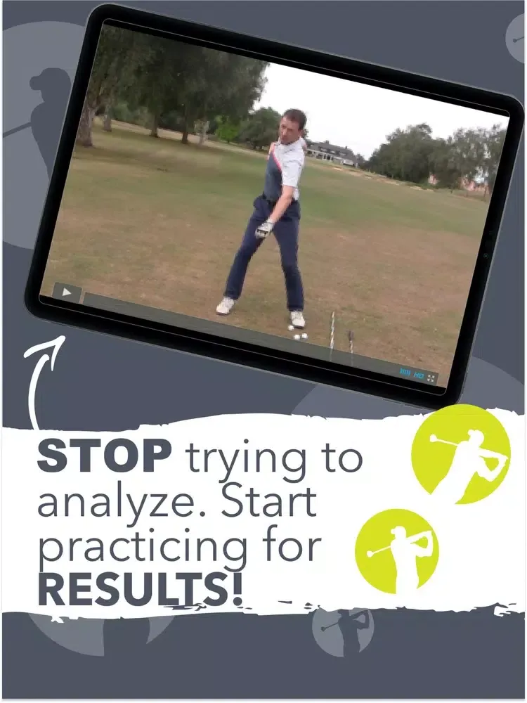 Golf Swing Shot Technique App iPad  Screenshots