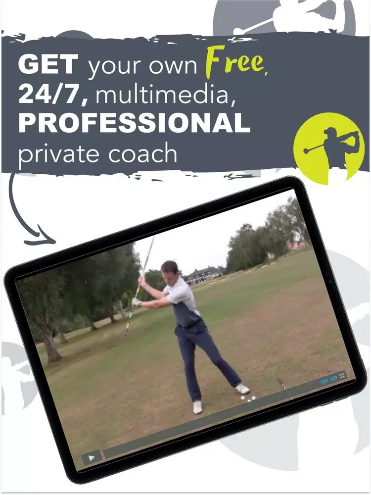 Golf Swing Shot Technique App iPad  Screenshots