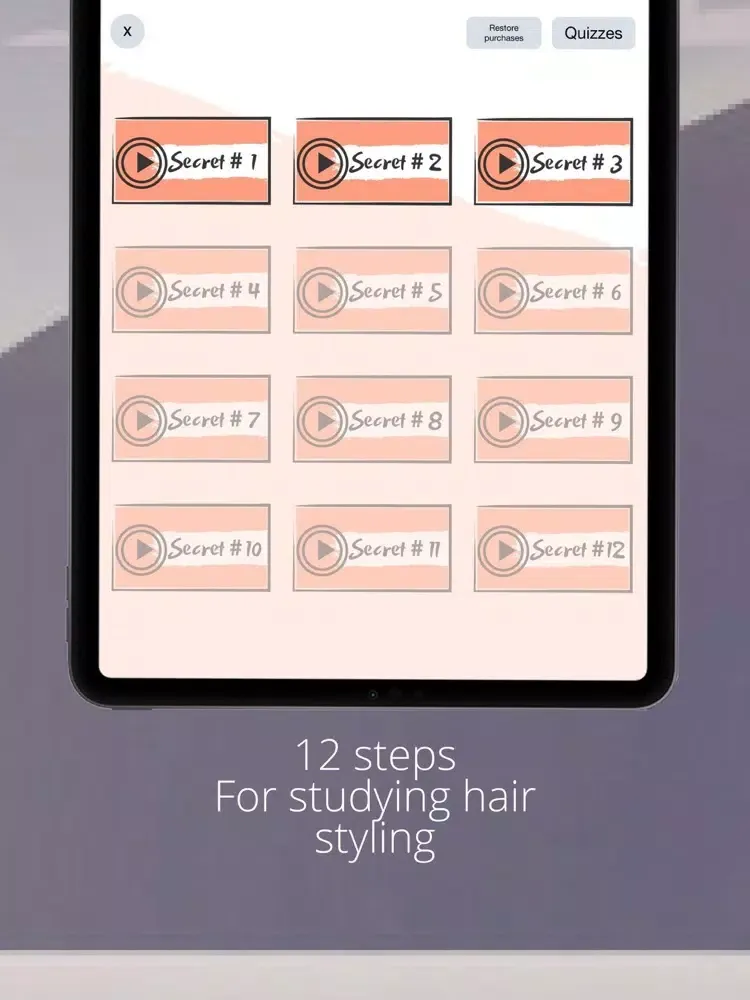 hairStyle Try On Style Re iPad 应用截图