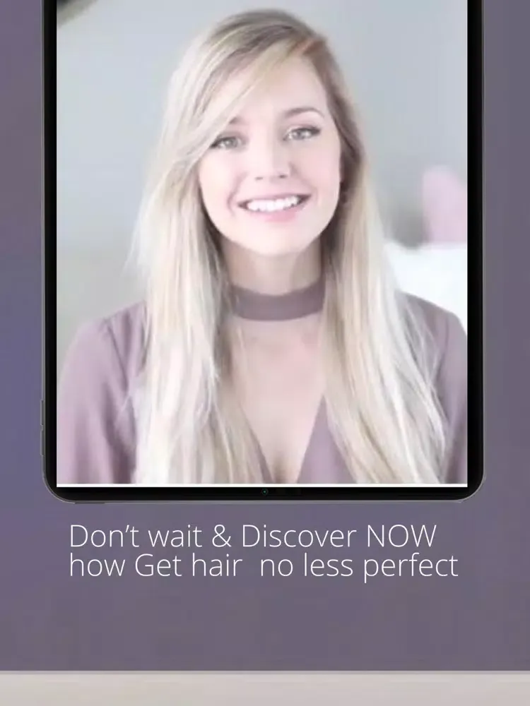hairStyle Try On Style Re iPad 应用截图