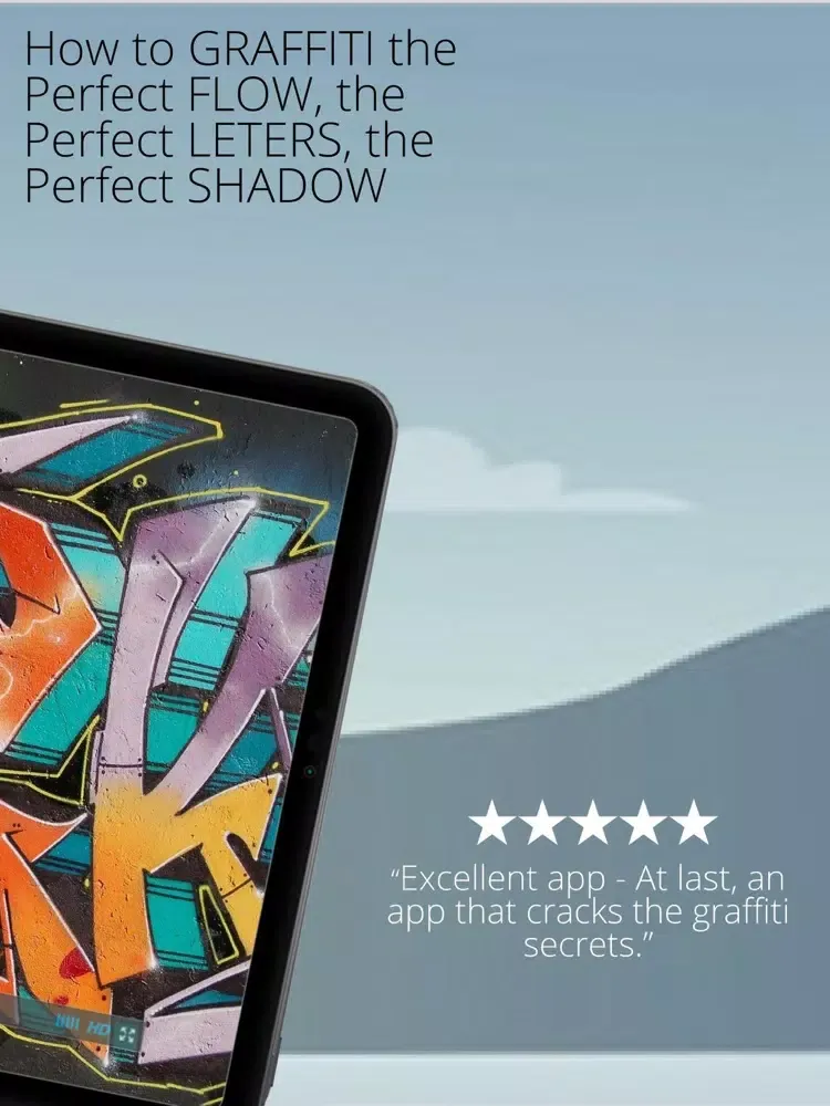 How to Draw Graffiti App iPad  Screenshots