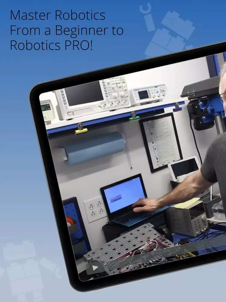 Capturas de tela do Learn Robotics Electronic App iPad 