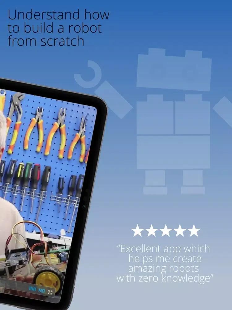 Capturas de tela do Learn Robotics Electronic App iPad 