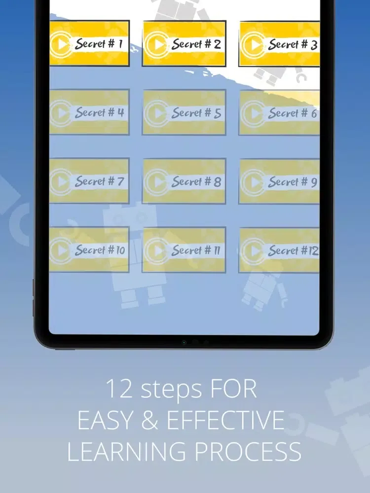Capturas de tela do Learn Robotics Electronic App iPad 