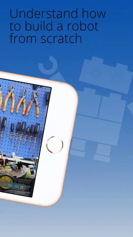 Capturas de tela do Learn Robotics Electronic App