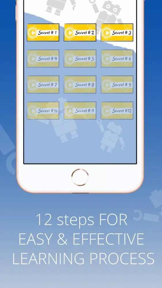 Capturas de tela do Learn Robotics Electronic App