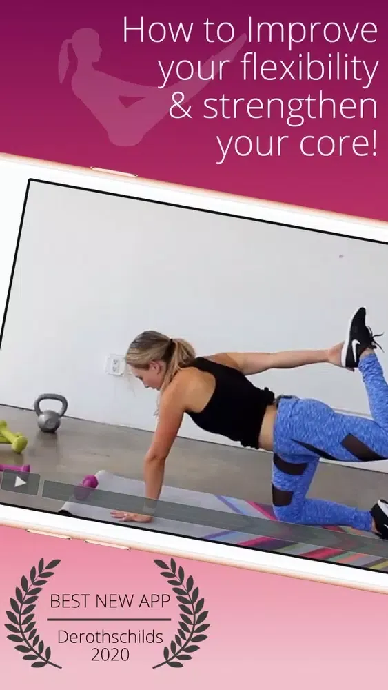 ภาพหน้าจอของ Pilates Mind Body Exercise App