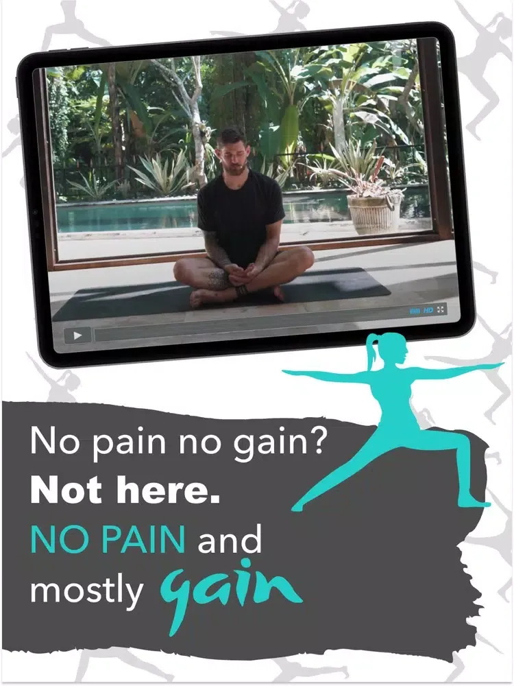 Ảnh chụp màn hình của YOGA for Beginners Down Dog iPad 