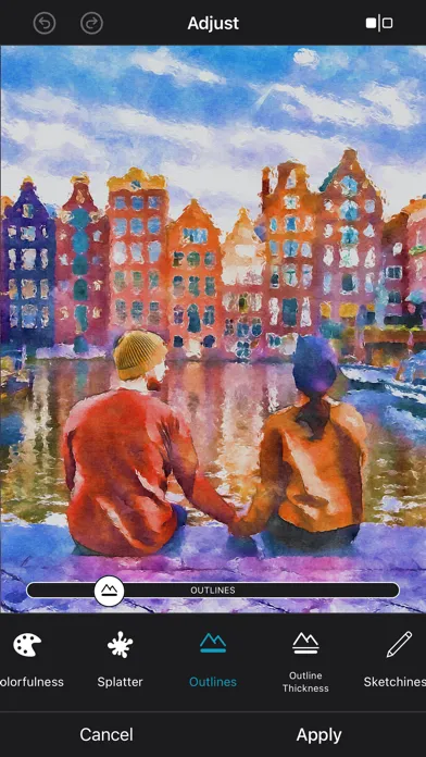Zrzuty ekranu Waterbrush: Watercolor Effects