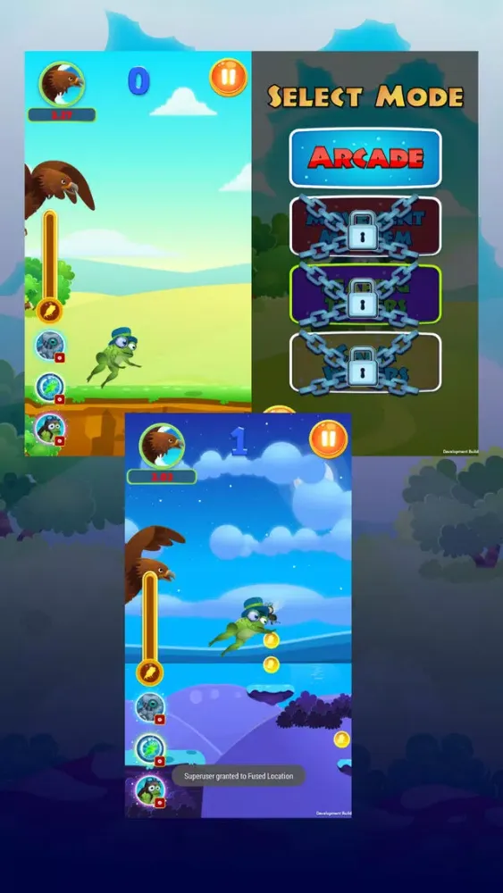 Ảnh chụp màn hình của Frog Leap Mania