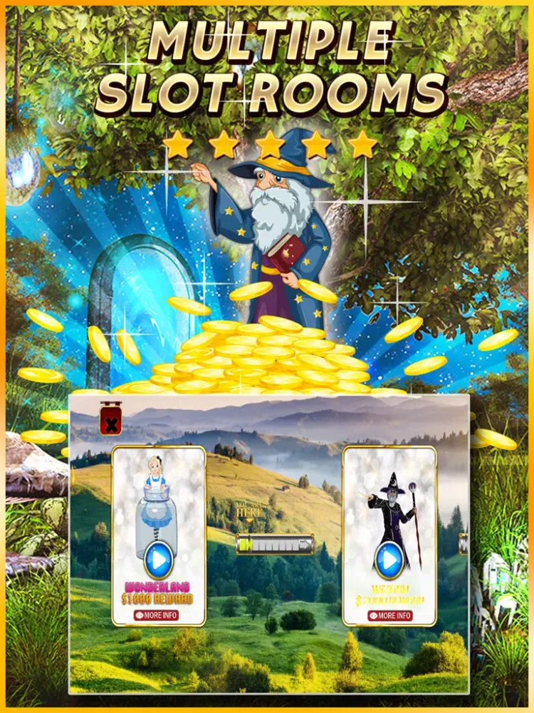 Slots of Wonderland - Magical Casino Journey iPad  स्क्रीनशॉट
