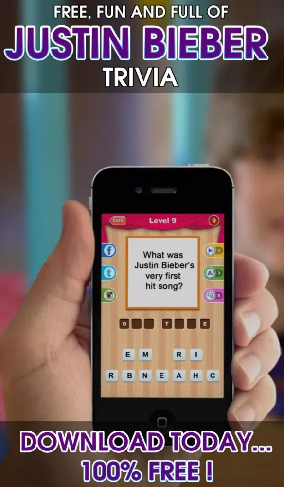 صور Trivia for Justin Bieber Fan - Guess the Pop Star and Teen Quiz