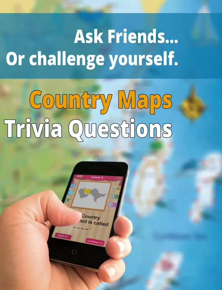 Allo! Guess the Country Map Geography Quiz Trivia - What's the icon in this image quiz iPad  스크린샷