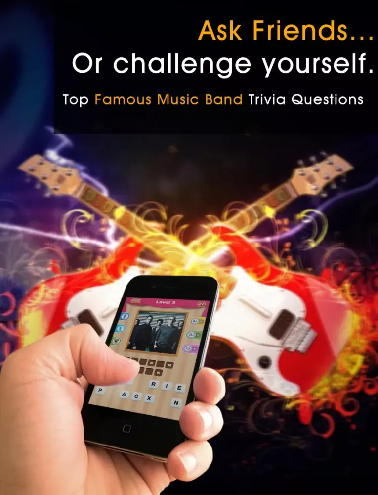 Allo! Guess the Music Band - Rock Fan Trivia What's the icon in this image quiz iPad  Screenshots