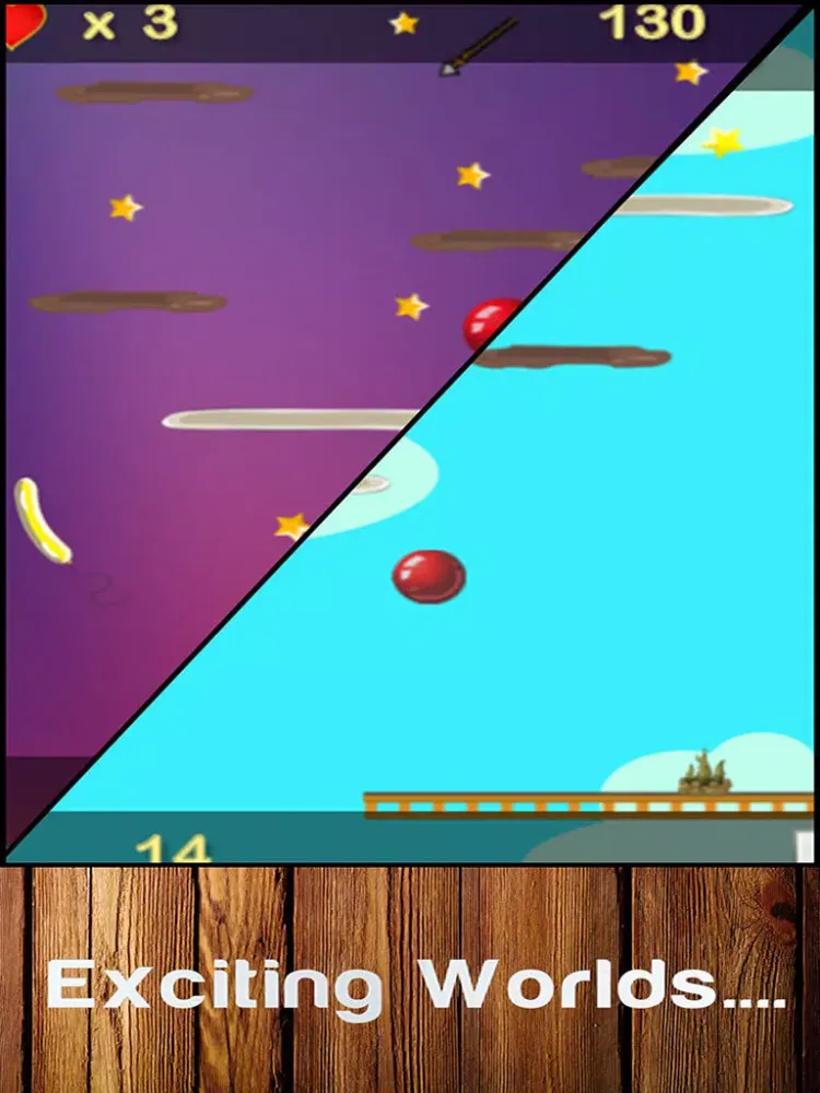 Ảnh chụp màn hình của A Mega Ball Air Jumper Dash iPad 