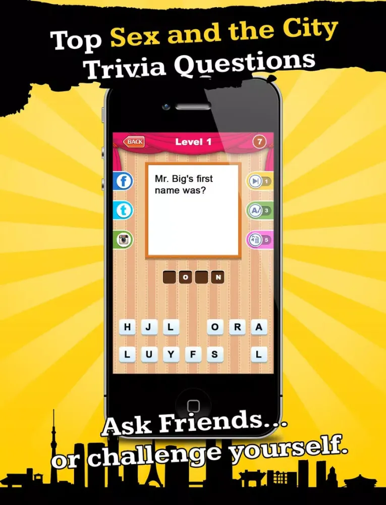 Captures d'écran de Trivia for Sex and the City Fans iPad 