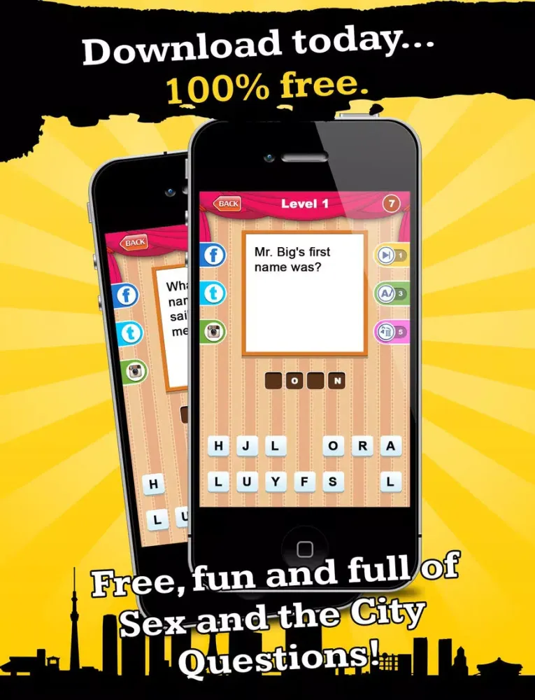 Captures d'écran de Trivia for Sex and the City Fans iPad 