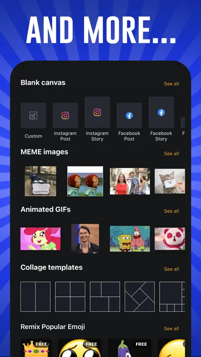 Capturas de tela do Meme Maker Pro: Design Memes