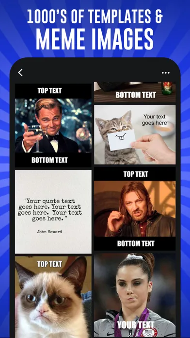 Capturas de tela do Meme Maker Pro: Design Memes
