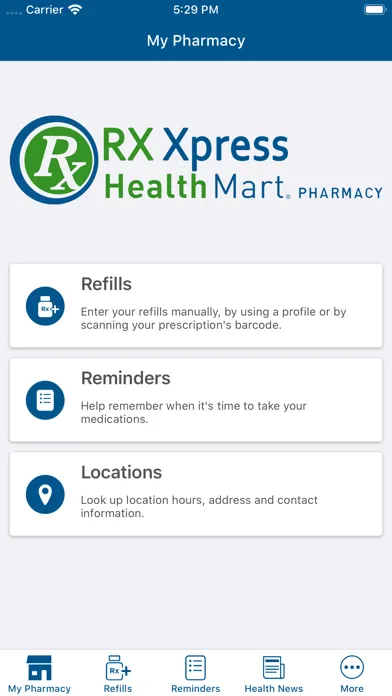 Rx Xpress Healthmart Pharmacy应用截图