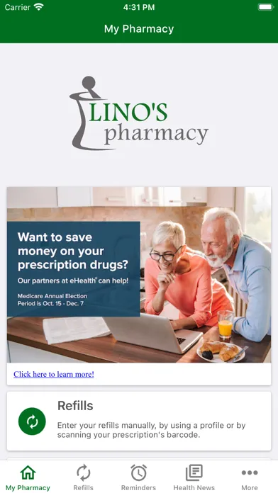 Captures d'écran de Lino's Pharmacy